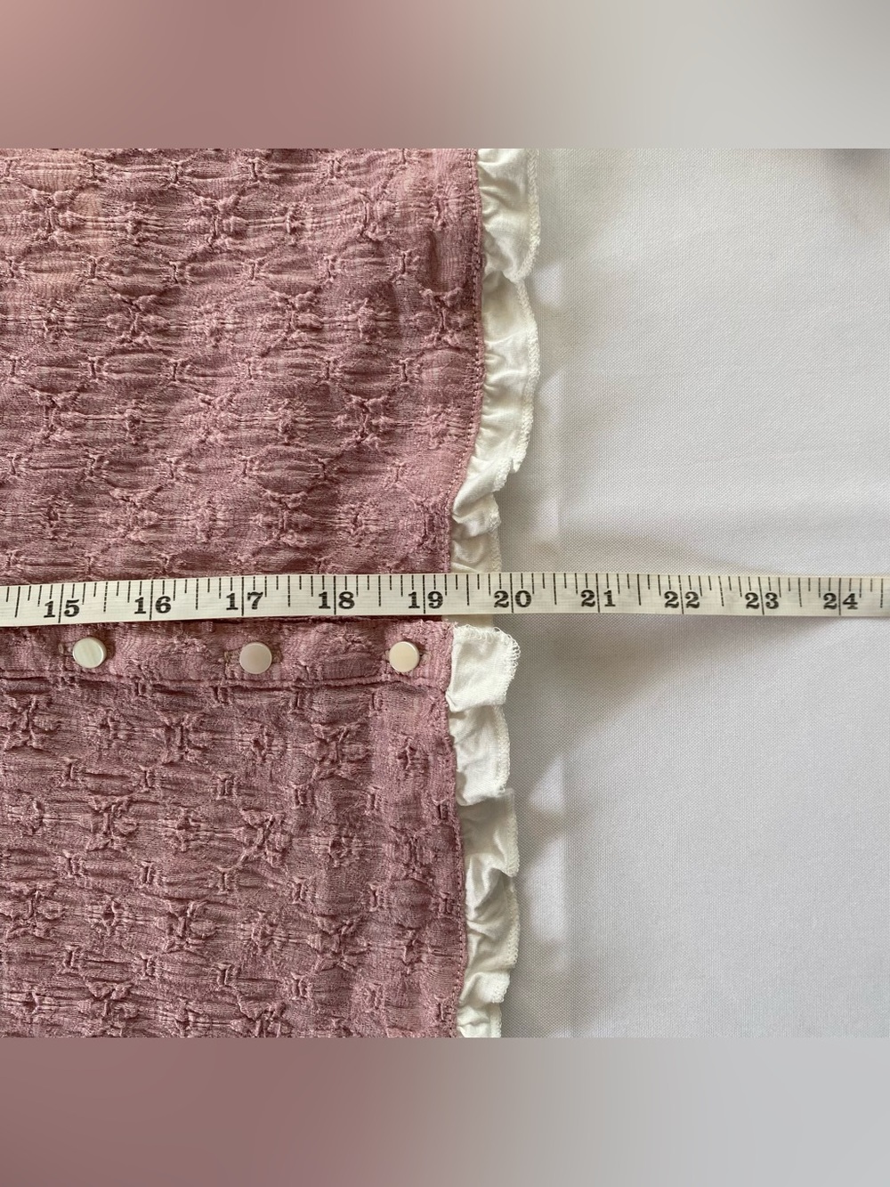 NWT Free People Mauve Blackbird Cardi Textured Ruffle-Trim Top Medium Balletcore - Picture 15 of 15